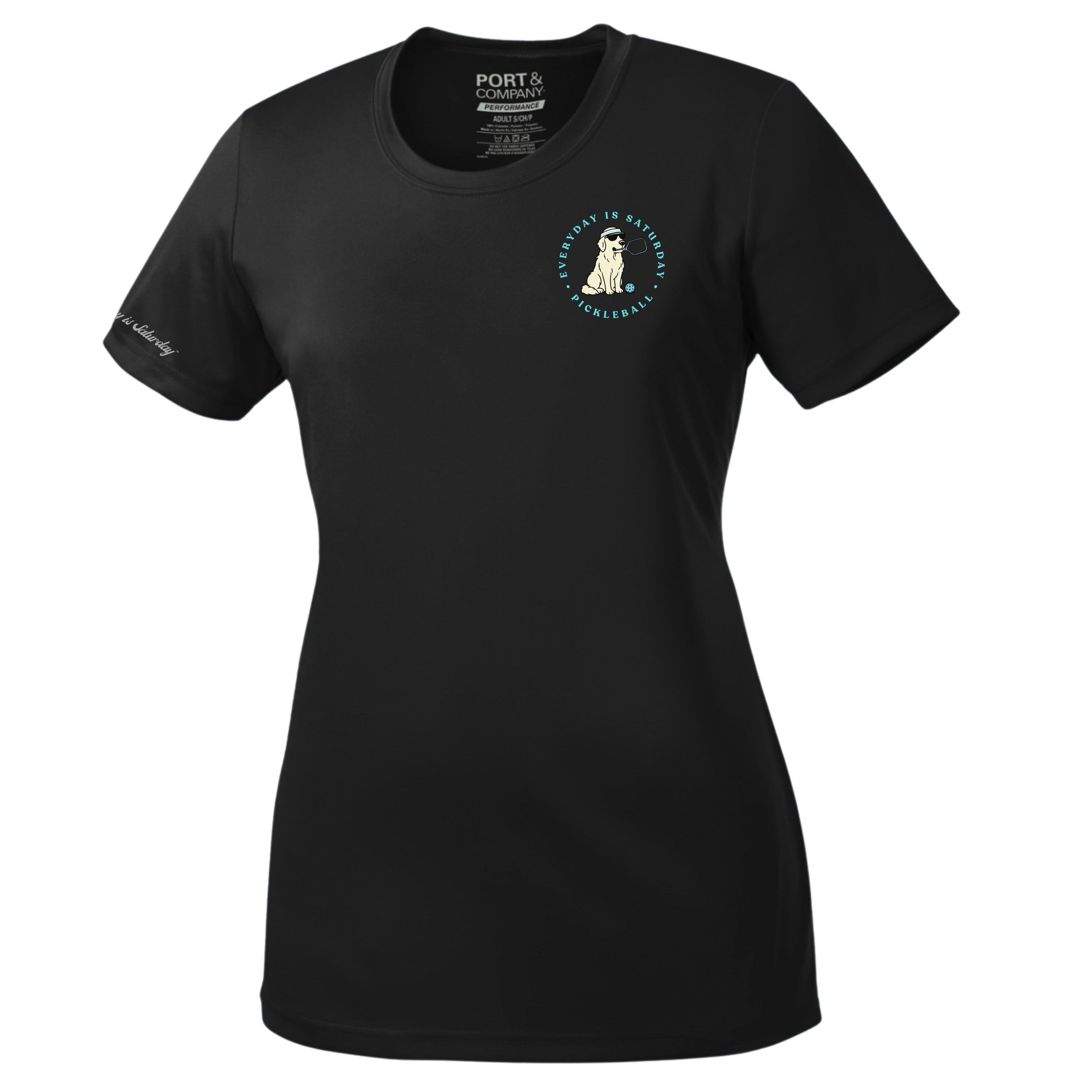 Women's Pickleball Blue Sunglasses Fultini Dri-fit T-shirt