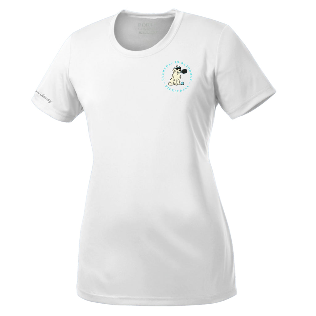 Women's Pickleball Blue Sunglasses Fultini Dri-fit T-shirt