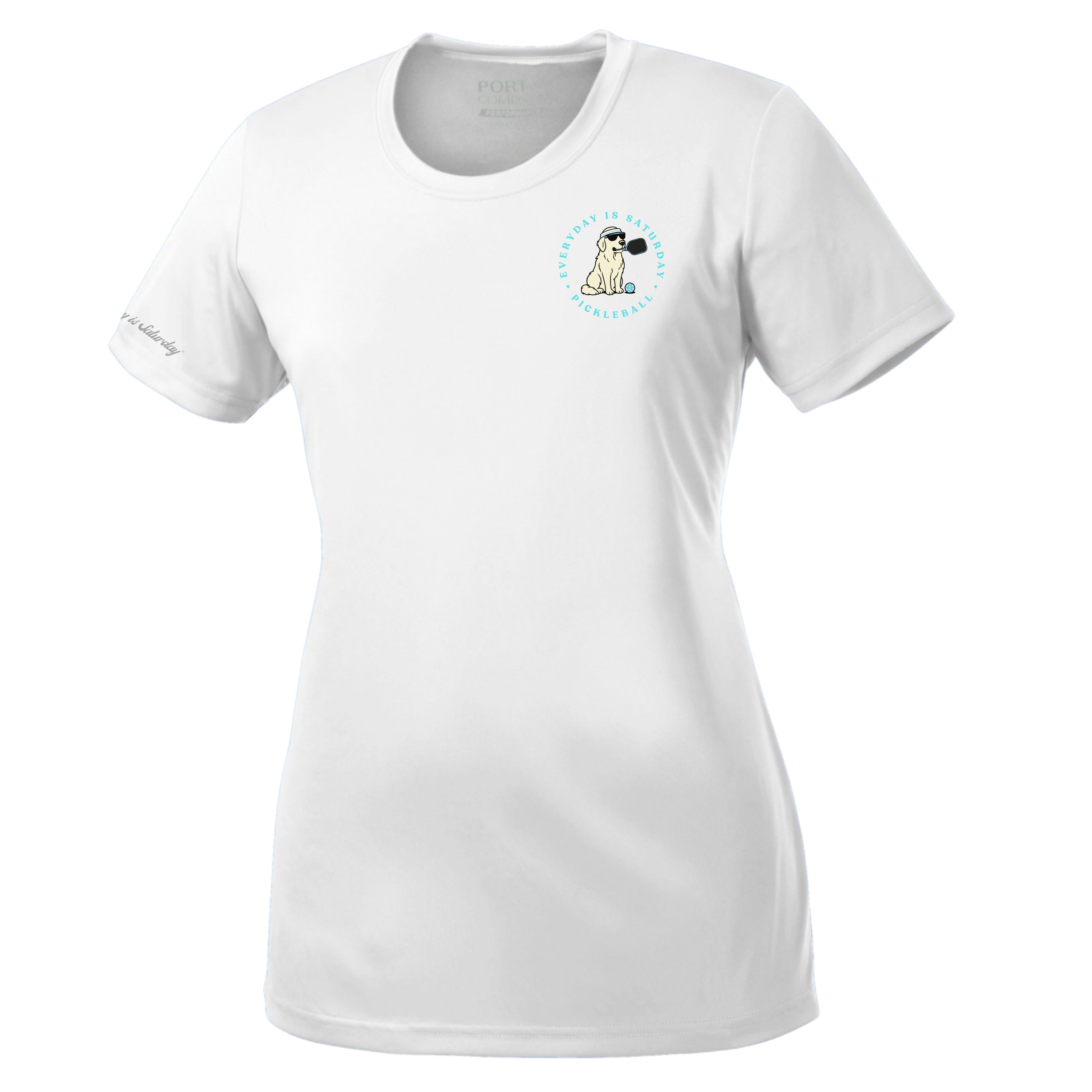 Women's Pickleball Blue Sunglasses Fultini Dri-fit T-shirt