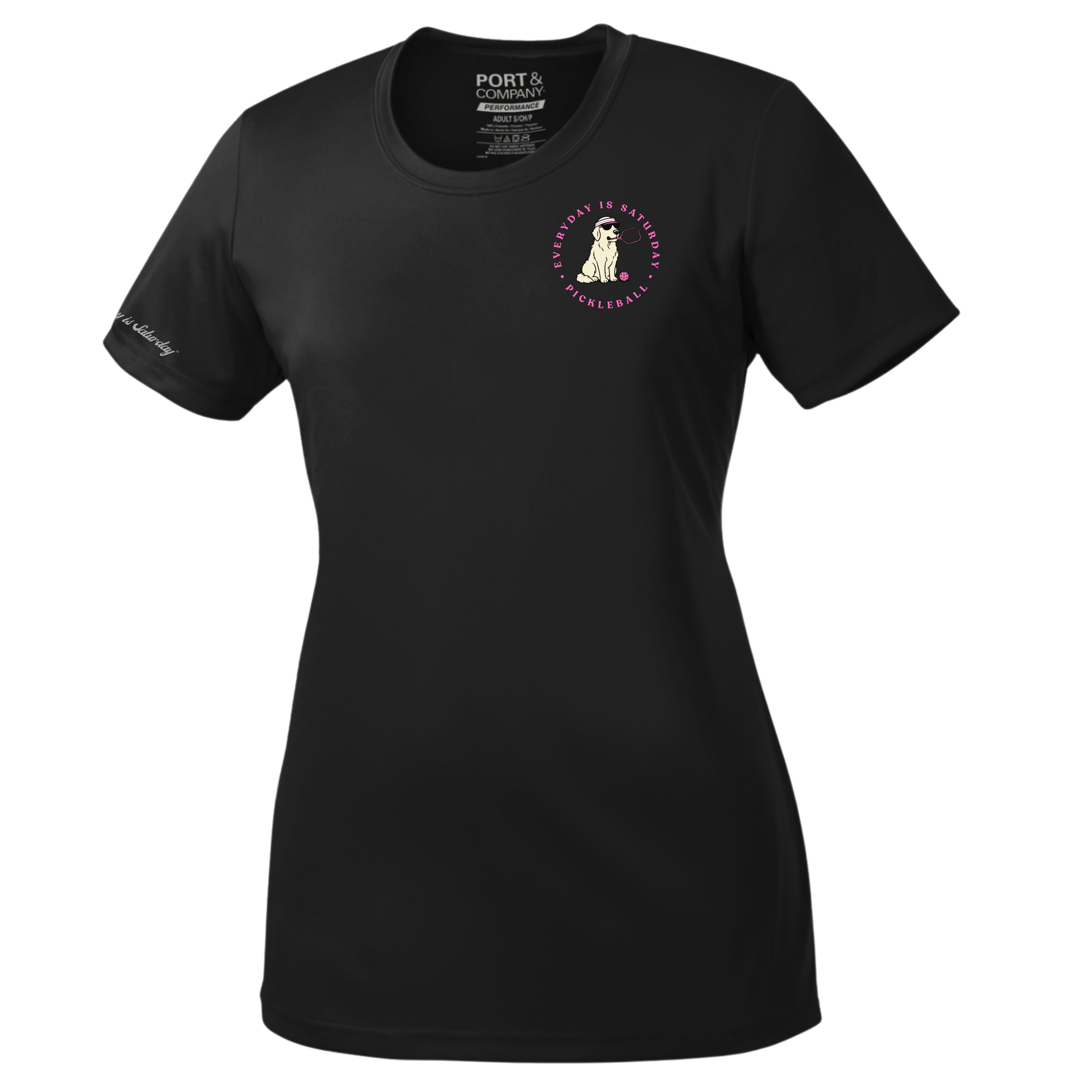 Women's Pickleball Pink Sunglasses Fultini Dri-fit T-shirt